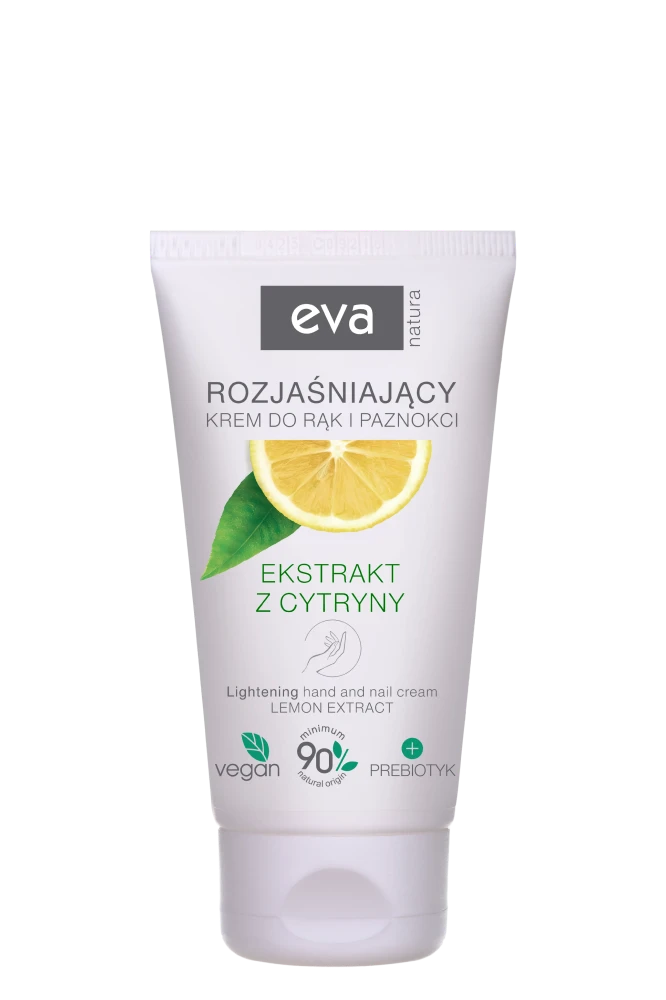 EVA NATURA Rozjaśniający krem do rąk i paznokci z ekstraktem z cytryny